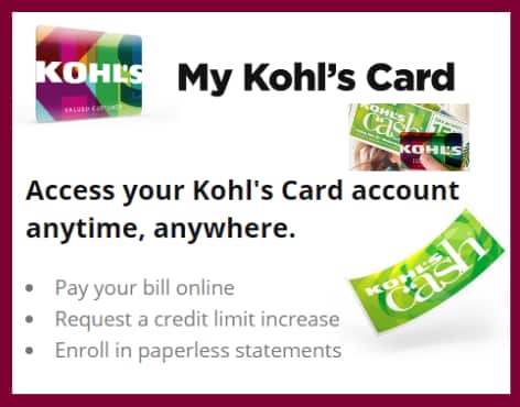 Benefits of MyKohlsCard Online Portal